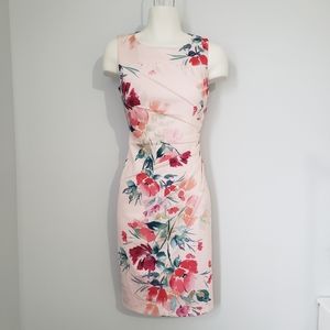 Calvin Klein floral knee length dress